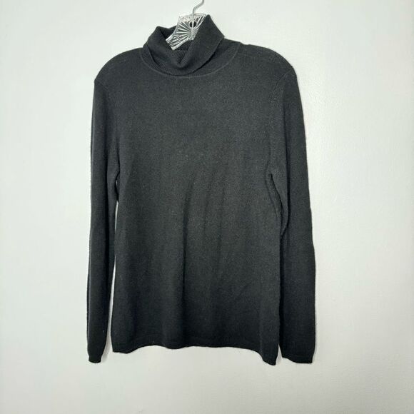 Charter Club black cashmere sweater size medium - Picture 1 of 5